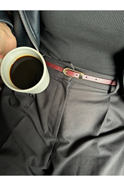 LİA KEMER Flare Round Patterned Women's Gold Buckle Belt Jacket Belt Dress Be...