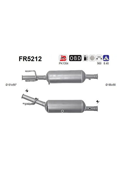 As Filtru Funingine/Particule Sist.De Esapament Citroen Berlingo Autoutilitar...