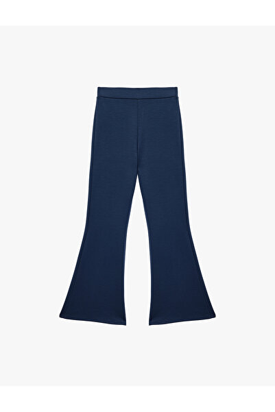 Koton Scuba Kumaş Slim Fit İspanyol Paça Pantolon
