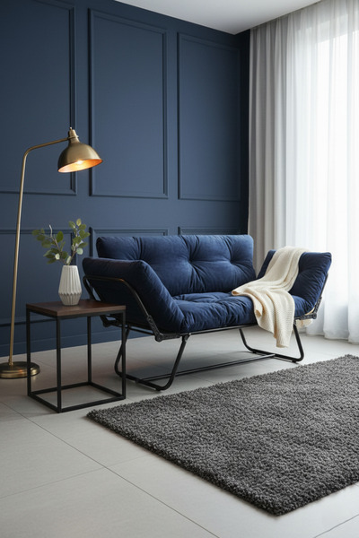 OdinBazaar Hbusra Yatak Olabilen Mekanizmalı Ikili Kanepe Kolları Açılan Yata...