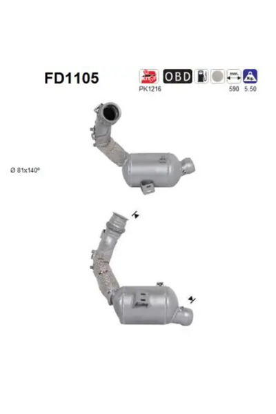 As Filtru Funingine/Particule Sist.De Esapament Mercedes-Benz C-Class/Cls/E-C...