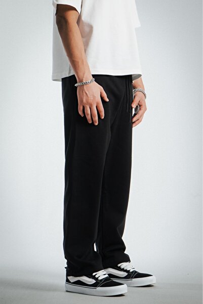 No Future Men's Black Jogger Sweatpants Th1012Sy