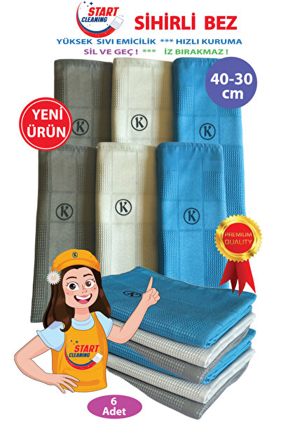 START CLEANING Koza-x cârpă magică de curățare din microfibră 3 buc. Sticlă, ...