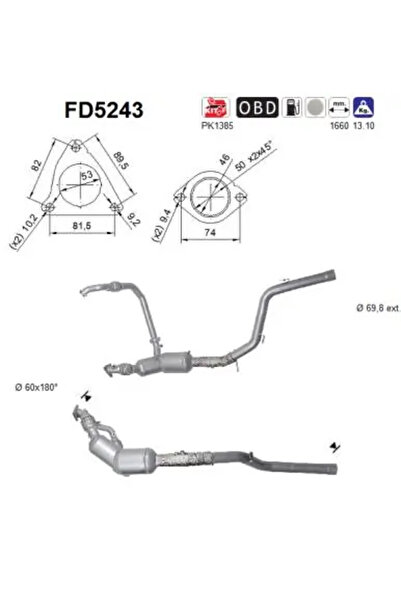 As Filtru Funingine/Particule Sist.De Esapament Land Rover Range Rover 4/Rang...