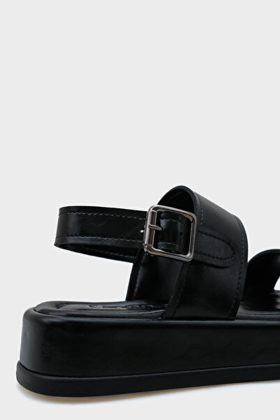 Capone Outfitters Sandale de damă confortabile cu toc cu pană cu o singură curea Marris