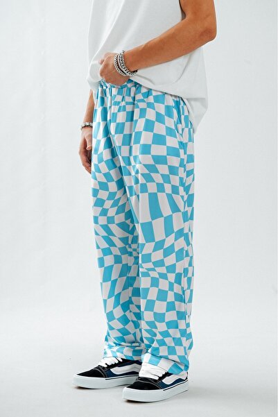UKHWD SUPPLY Tribal Checkered DryTech Erkek Pantolon UK1176TSMV