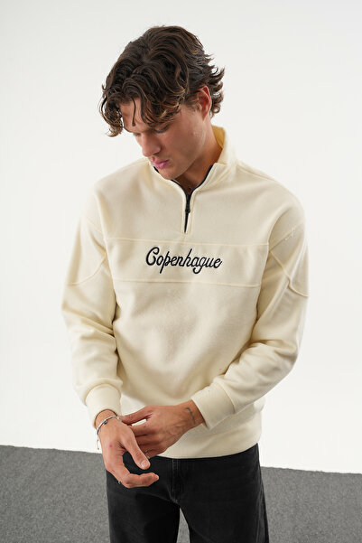 No Way Ανδρικό φούτερ Fleece με μισό φερμουάρ