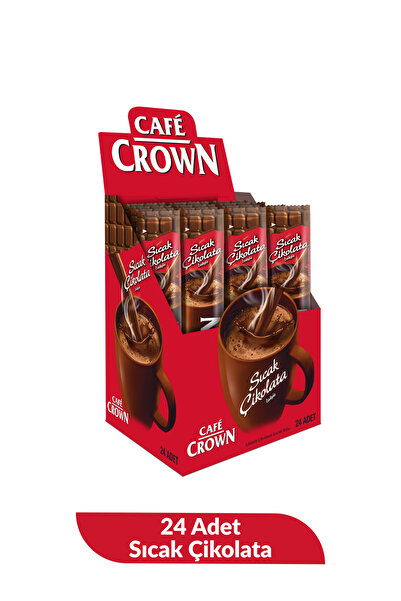 Cafe Crown Sıcak Çikolata 18,5 Gr. x 24 Adet 444gr