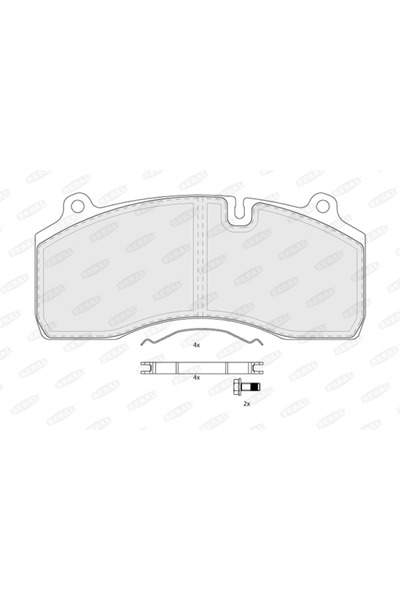 BERAL Set Placute Frana Frana Disc Renault Trucks Midlum Volvo Fl 2 2006-2009