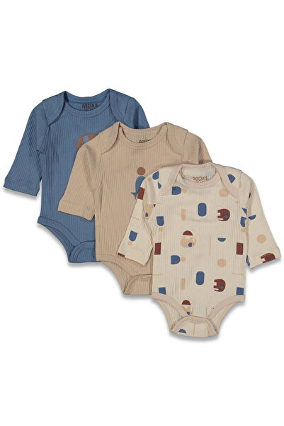 Necix's 251070 Bebek Shapehant Uzun Kollu 3'lü Body