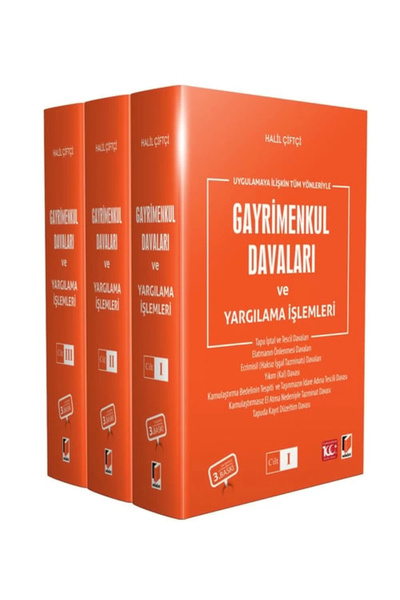 Adalet Yayınevi Gayrimenkul Davaları ve Yargılama İşlemleri / Halil Çiftçi / ...