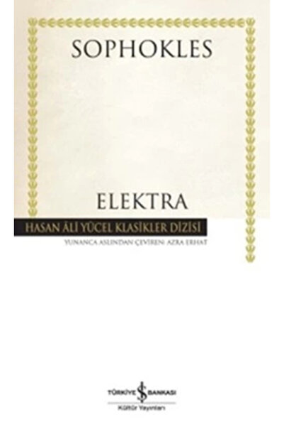 TÜRKİYE İŞ BANKASI KÜLTÜR YAYINLARI Elektra