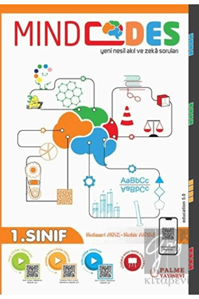 Palme Yayınevi 1. Sınıf Mind Codes Akıl Kodları Yeni Nesil Akıl ve Zeka Soruları