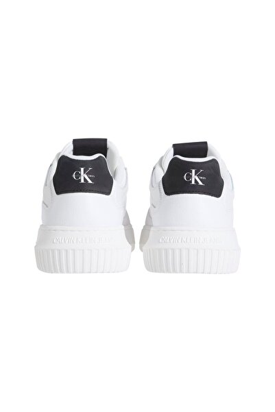 Calvin Klein Deri Logolu Sneaker Ayakkabı YM0YM0142601W Erkek AYAKKABI YM0YM01426 01W