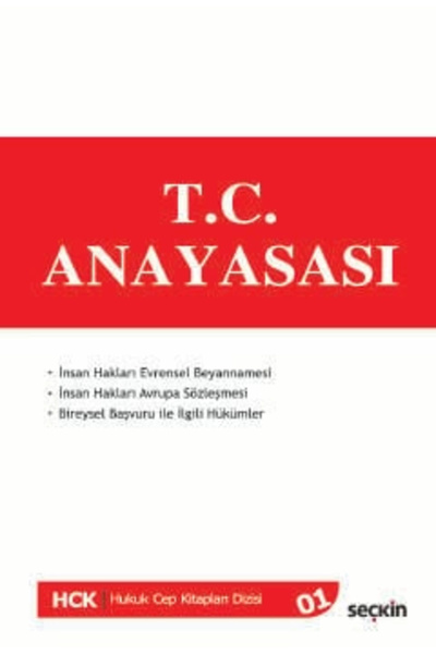 Seçkin Yayıncılık T.C. Anayasası (Cep Kitabı) 47. Baskı, 2025