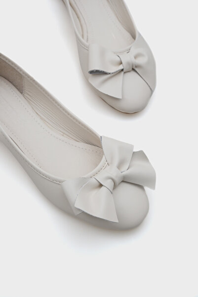 Capone Outfitters Bliss Women's Genuine Leather Ballerinas with Bow Accessories