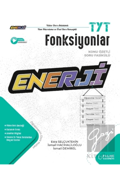 Palme Yayınevi TYT ENERJİ FONKSİYONLAR KONU ÖZETLİ SORU FASİKÜLÜ