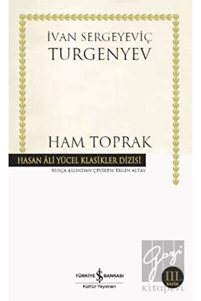 TÜRKİYE İŞ BANKASI KÜLTÜR YAYINLARI Ham Toprak