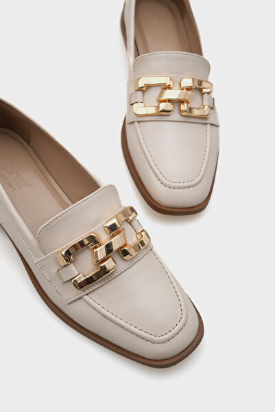 Capone Outfitters Жіночі туфлі-мокасини Carina з металевою пряжкою