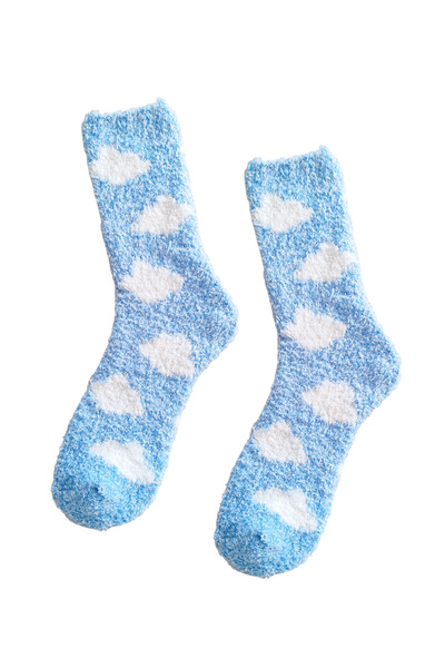 ZEYZEY MONKEY Yumoş Women's Sleep Socks Set (Compatible with Size 36/41)