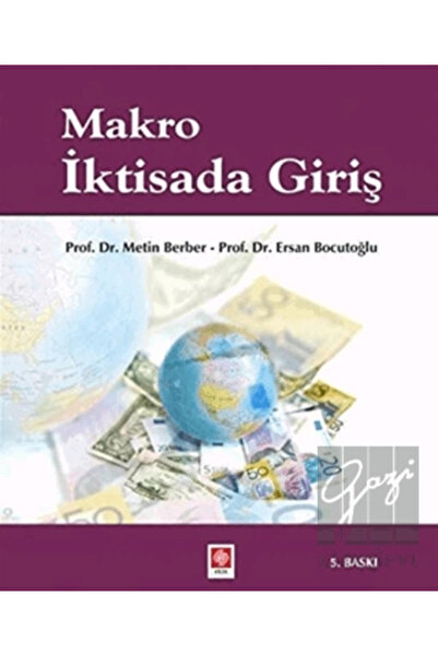 Ekin Yayınevi Makro İktisada giriş Metin Berber
