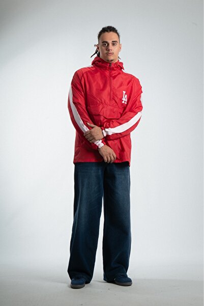 BLVCK MVRKET Los Angeles La Men's Jacket Raincoat Pg1082Kz