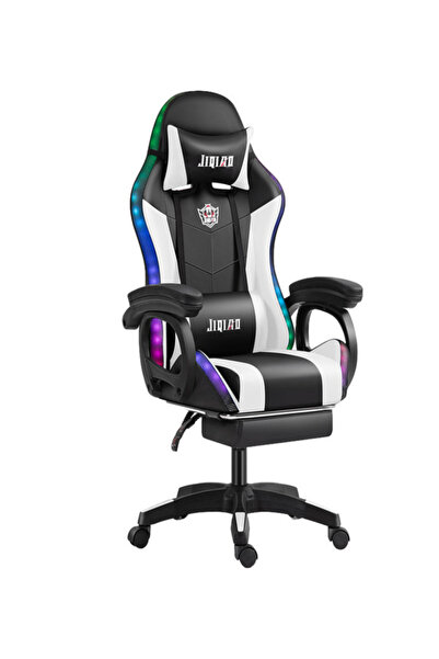 sharpdo Domuik Ergonomic Gaming Chair, Adjustable Office Chair with High Backrest, PU Leather Upholstery,