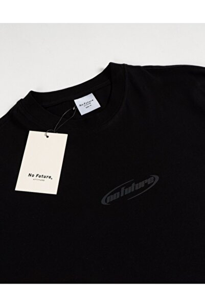 No Future Reflective Logo Regular Fit Men's T-Shirt Nf0597Sy