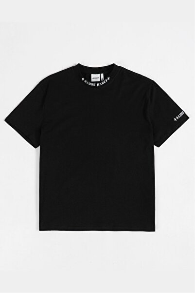 No Future Saint Pauli Collar Embroidery Regular Fit Men's T-Shirt Nf0602Sy