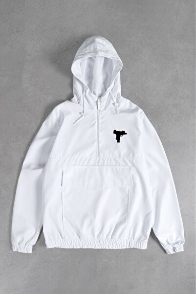 No Future Street Style Uzi Half Zip Men's Jacket Raincoat Nf0314By