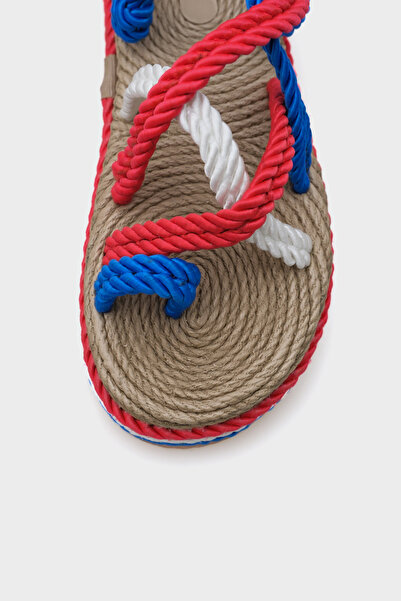 Capone Outfitters Dámské sandály se stahovací šňůrkou na klínovém podpatku