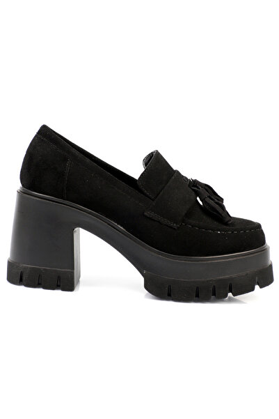 Capone Outfitters Дамски мокасини със среден ток и пискюли