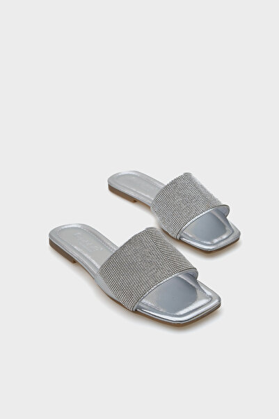 Capone Outfitters Stoned Damen-Hausschuhe mit flachem Absatz und einem Riemen