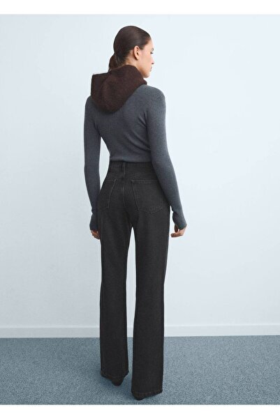 MANGO Woman Danila wideleg yüksek belli jean pantolon