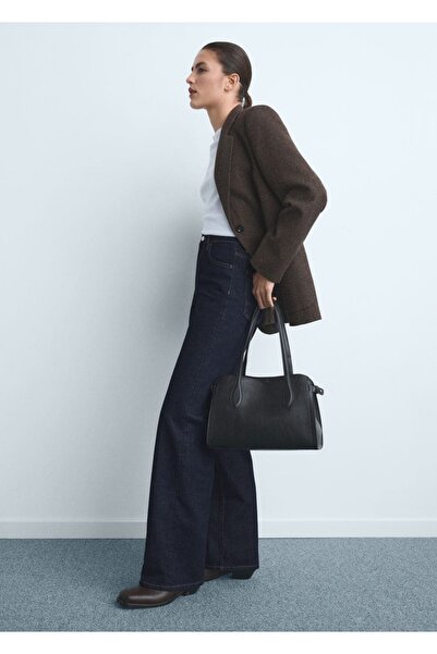 MANGO Woman Danila wideleg yüksek belli jean pantolon