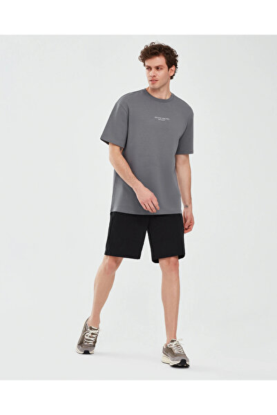 SKECHERS S231094-003 M Grapic Tee Reflect Logo Ανδρικό μπλουζάκι γκρι