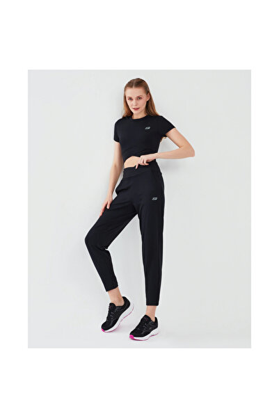 SKECHERS S241134-001 W Coll Ankle Women's Bottom Sweatpants Black