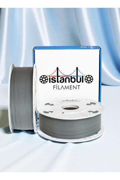 İSTANBUL FİLAMENT 3D Baskı PLA Filament Gri 1 Kg Ø 1,75mm ± 0,05 Mm