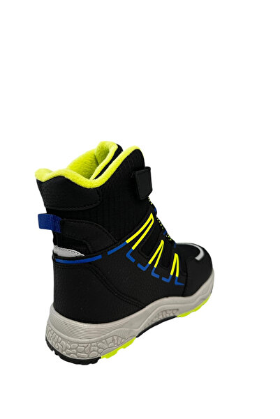 pepino Pk24-1361 Booties Αγόρια Μπότες Χιονιού Μαύρο Κίτρινο