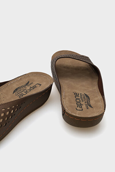 Capone Outfitters Γυναικείες ανατομικές παντόφλες Comfort Capone Z0385 Copper