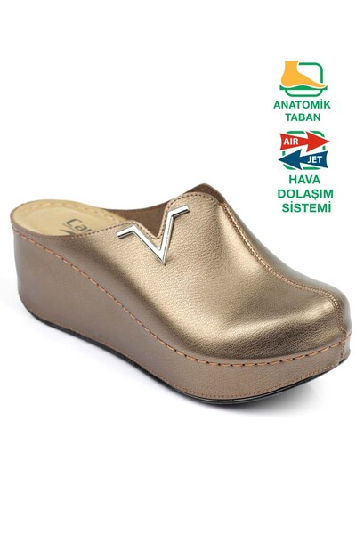 Capone Outfitters Papuci de mama cu toc pană, anatomici, moi, confortabili