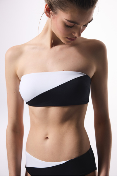 Penti Black and White Gina Strapless Bikini Top