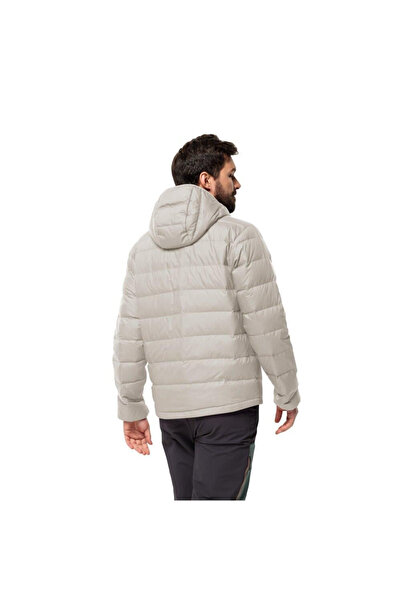 Jack Wolfskin 1207671_A0029 ATHER DOWN HOODY M Ανδρικό παλτό με πούπουλα χήνας μπεζ