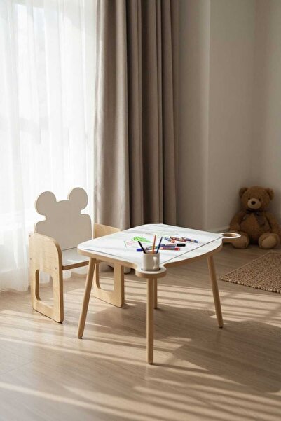 MZS DİZAYN MİCKEY MOUSE YAZ-SİL YÜZEY, ÇOCUK AKTİVİTE- ÇALIŞMA MASASI, ÇOCUK ...