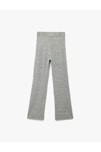 Koton Slim Fit Ribbed Knit Long Loose Leg Sweatpants