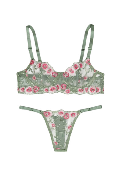 AYSEMIN Σετ γυναικείο σουτιέν Brodeli B Cup Underwire Unassisted