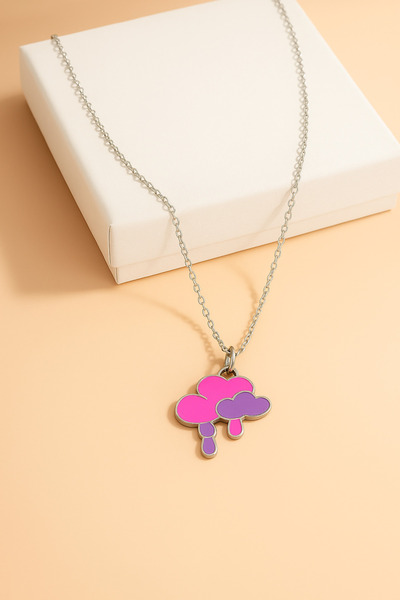 MakeWell Hello Kity Kuromi Figures Designed Chain Children's Necklaces