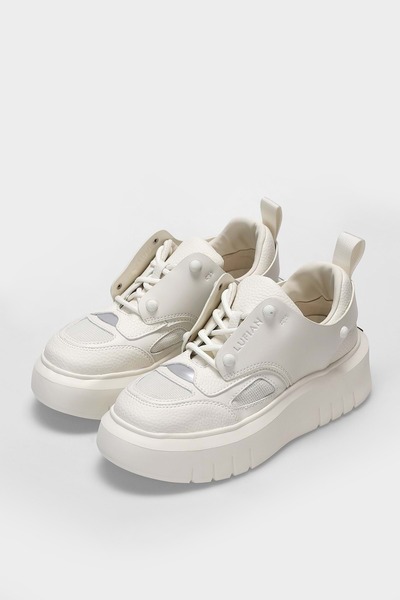 Lufian 122230013 Icy Sneaker Pantofi sport unisex din piele ALB