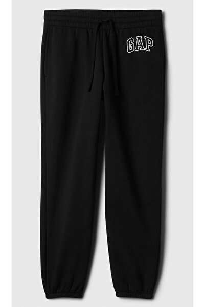 GAP V-Gap Herıtage Jogger Fleece 463492 Kadın Eşofman Altı SİYAH