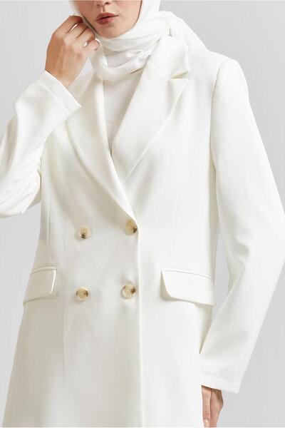 Alvina Kruvaze Collar Blazer Jacket 45436